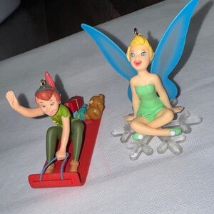 Disney Grolier 1968 Tinkerbell & 1988 Grolier Peter Pan.